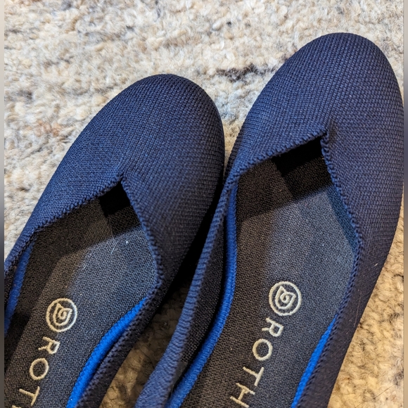 Navy Round Toe Rothy's - Picture 3 of 3